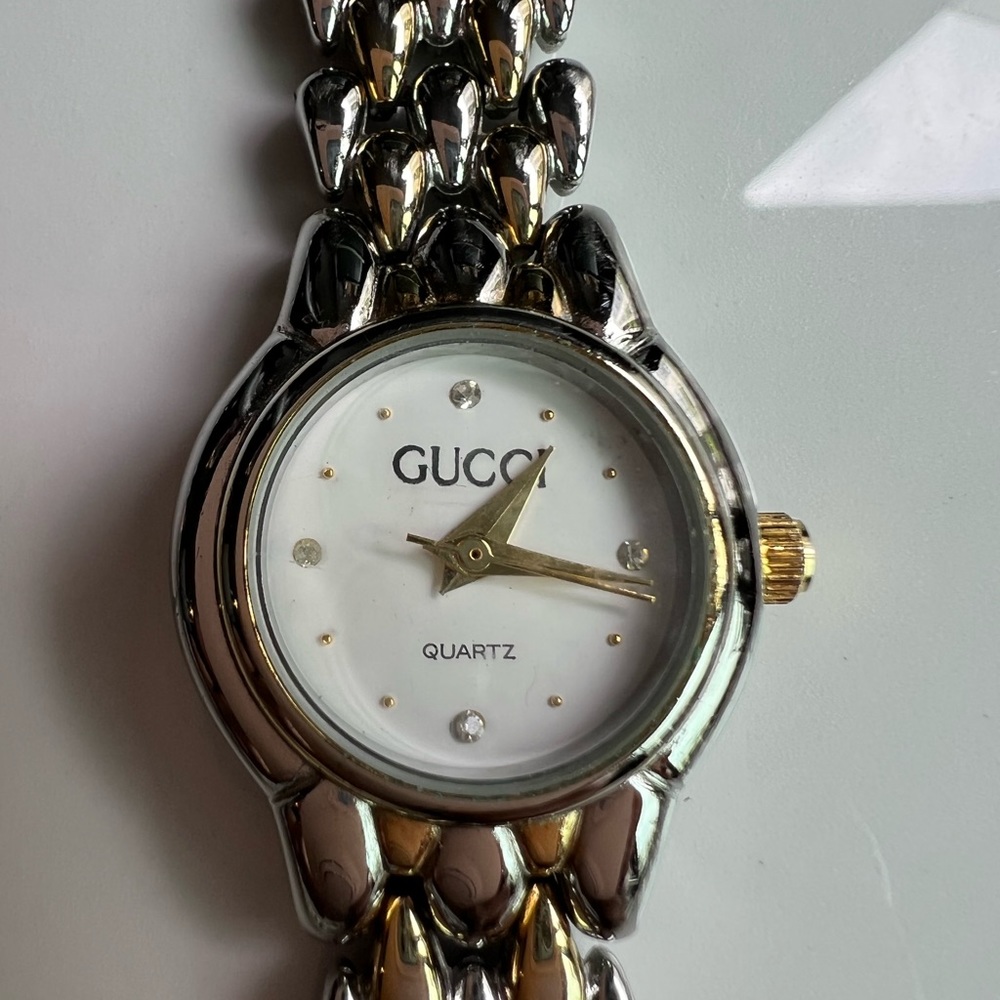 Vintage Gucci Two Tone Woman’s Watch